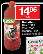 DairyBelle Real 100% Vrugtesapmengsel Verskeidenheid-1.5L Elk