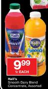 Hall's Smooth Dairy Blend Concentrate Assorted-1L Each 