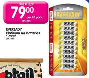 Eveready Platinum AA Batteries-Per 20 Pack