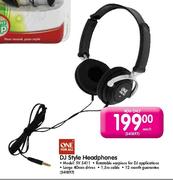 One For All DJ Style Headphones-Each