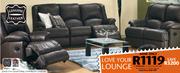 Brando 3 Piece Genuine Leather 5 Action Recliner Lounge Suite