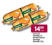 Parmalat Cheddar Or Gouda Cheese Sausage Spreads-250g Each