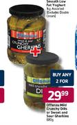 Offenau Mild Crunchy Dills Or Sweet & Sour Gherkins-2x680g