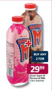 Clover Super M Flavoured Milk Assorted - 2x1L