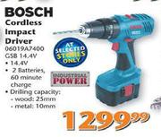 Bosch Cordless Impact Driver (GSB 14.4V)