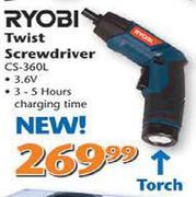 Ryobi Twist Screwdriver (CS-360L)