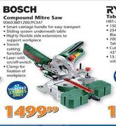 Bosch Compound Mitre Saw