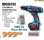 Bosch Cordless Drill/Driver (GSR 12V)