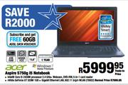 Acer Aspire 5750g i5 Notebook