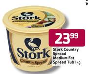 Stork Country Spread Medium Fat Spread Tub-1Kg