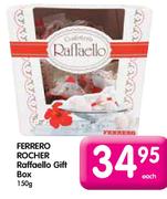 Ferrero Rocher Raffaello Gift Box-150g Each