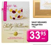Sally Williams Nougat Box-150g Each