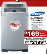 Samsung Metallic Top Loader-8kg