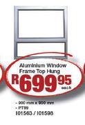 Aluminium Window Frame Top Hung-900mmx900mm Each