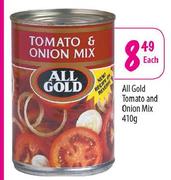 All Gold Tomato And Onion Mix-410g Each