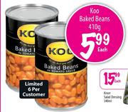 Koo Baked Beans-410g Each