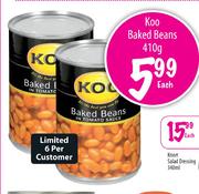 Koo Baked Beans - 410g Each
