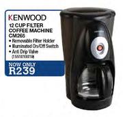 Kenwood 12 Cup Filter Coffee Machine (CM265)