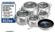 Kenwood Stainless Steel Pot Set & Frying Pan (MPCW09)