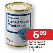 PnP No Name Curried Mixed Vegetables-410g Each