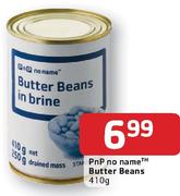 Pnp No Name Butter Beans-410g