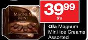 Ola Magnum Mini Ice Creams Assorted-6's Per Pack