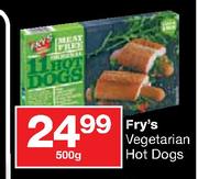 Fry's Vegetarian Hot Dogs-500g