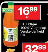 Fair Cape 100% Vrugtesap Verskeidenheid-2Ltr Elk