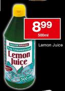 House Brand Lemon Juice-500ml
