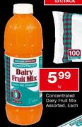 House Brand Concentrated Dairy Fruit Mix Assorted Each-1L
