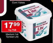 House Brand Medium Fat Spread Lite-1kg Tub