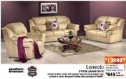 Lorenzio 3 Piece Lounge Suite