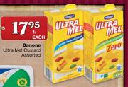 Danone Ultra Mel Custard Assorted-1L Each