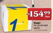 Sappi A4 Photostat Paper-5x500 Sheets Per Box