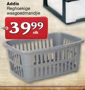 Addis Reghoekige Wasgoedmandgie Elk