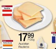 Austrian Raclette Per 100g