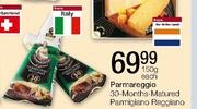 Parmareggio 30-Months-Matured Parmigiano Reggiano-150g Each