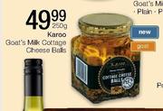 Karoo Goat's Milk Cottage Cheese Balls-250g
