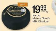 Karoo Mature Goat's Milk Chedder-Per 100g
