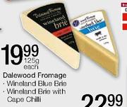 Dalewood Fromage Wineland Blue Brie Wineland Brie With Cape Chilli-125g Each