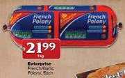 Enterprise French/Garlic Polony-1kg