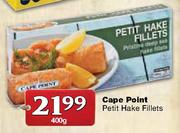 Cape Point Petit Hake Fillets-400gm