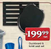 Duckboard & Toilet Seat Set