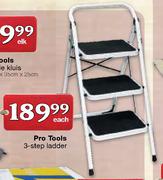 Pro Tools 3 Step Ladder-Each