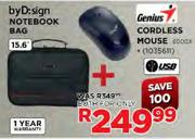 byD:sign 15"Notebook Bag Plus Genius Cordless Mouse (1035611)