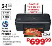 Hp 3-In-1 Colour Printer-2515 (1039155)
