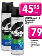 Gillette Mach 3 Shaving Gel-200ml Each