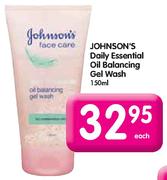 Johnson's Daily Essential Oil Balancing Gel Wash-150ml Each