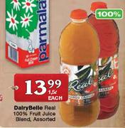 Dairybelle Real 100% Fruit Juice Blend Assorted-1.5l Each