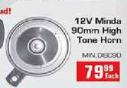 12V Minda High Tone Horn-90mm Each